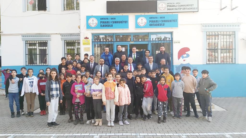 Kaymakam Şahin, Ahenk Projesi Kapsamında Pınarlı Cumhuriyet İlkokulunu Ziyaret Etti